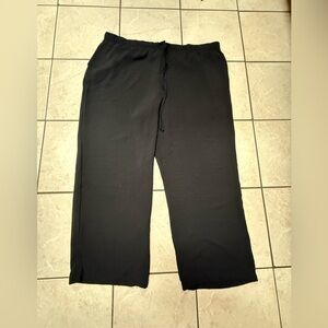 Rachel Zoe Women’s Plus Size 3X Black Straight Leg Drawstring Dress Pants